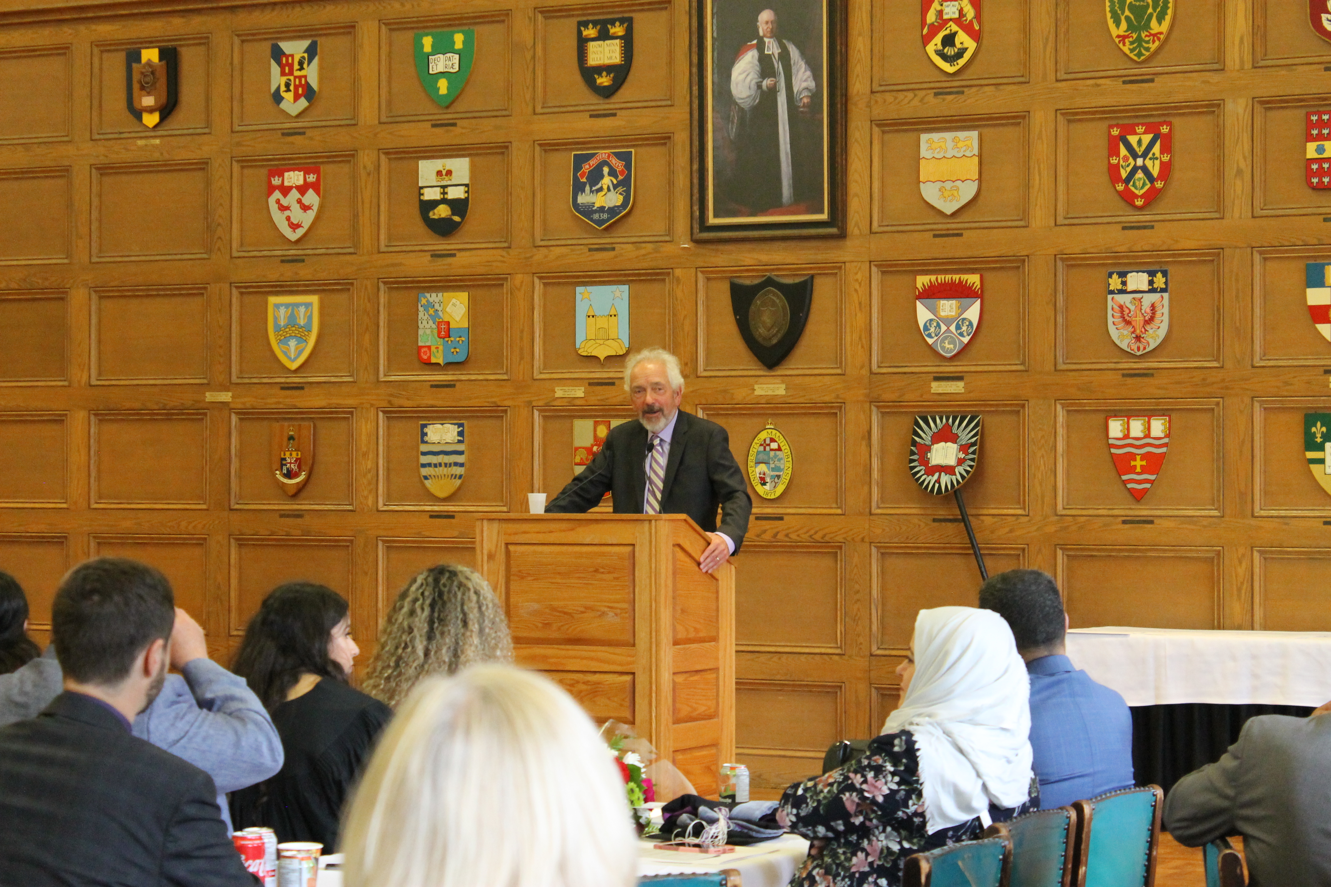 Mitch presenting at the Awards Ceremony